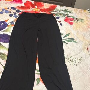 Women's Black Wide-Leg Pants